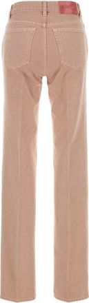Chlo&eacute; High-Rise Cotton Jeans - Pink