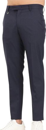 Golden Craft 1957 Blue Tapered Wool-Blend Trousers