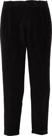 BRIGLIA 1949 Portobello Pleated Elastic Waist Velvet Trousers
