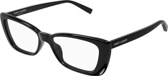 Saint Laurent SL 943 OPT Optisch Montuur - Dames - Brillen - Zwart - 54 MM - Accessoires