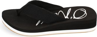 O'Neill Zehentrenner ONEILL AGATE WOMEN SEMI-WEDGE, Damen, Gr. 36, schwarz, Synthetik, Schuhe Zehentrenner