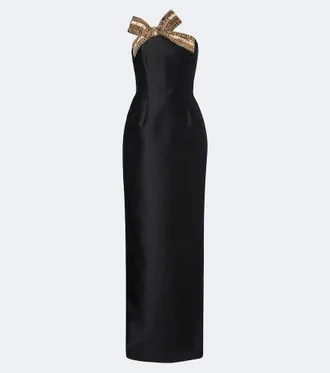 Rebecca Vallance Vestido de fiesta bustier Venus de crep&eacute;