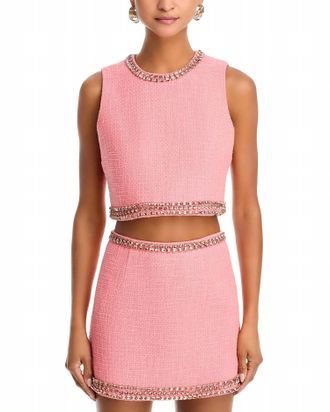 Cinq &agrave; Sept Verity Top In Pink Poppy