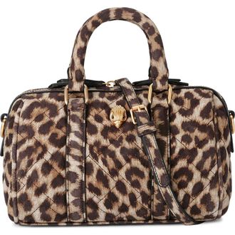Kurt Geiger Small Kensington Boston Satchel in Open Brown at Nordstrom Rack