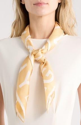 Givenchy 4G Logo Silk Square Scarf in Straw at Nordstrom Rack