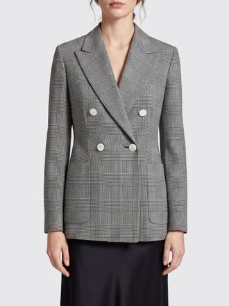 Max Mara Blazer doppiopetto in lana vergine Principe di Galles