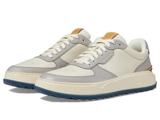 Cole Haan Grandpro Crossover Golf Mens Lace-up Boots Ivory/Drizzle : 8.5 D - Medium, Leather