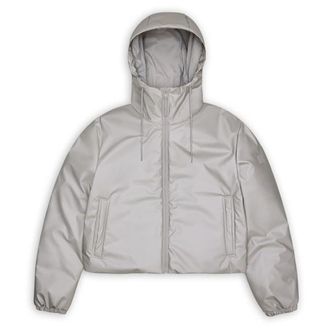Rains Lohja Short Insulated Jacket W3T1 Regenjacke - Unisex | grau