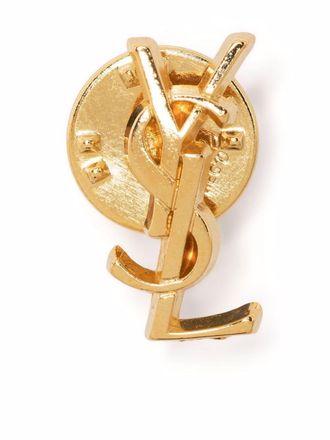 Saint Laurent 1990s YSL pin - Gold