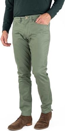 Tailor Vintage Straight Leg Stretch Cotton Twill Pants in Laurel Wreath at Nordstrom Rack, Size 34
