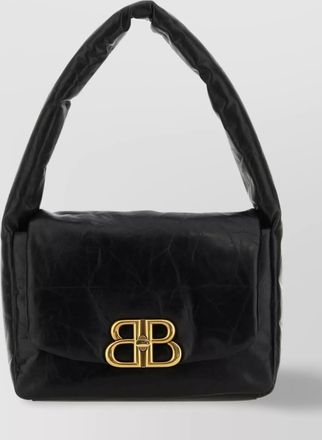 Balenciaga monaco small leather shoulder bag