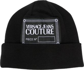 Versace Jeans Couture Caps - unisex - Hoeden - Zwart - ONE Size - Wol - Accessoires