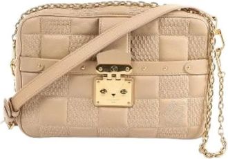 Louis Vuitton Pre-owned Cross Body Bags, female, Beige, Size: ONE SIZE Pre-owned Troca MM
