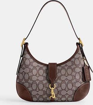 Coach Hamptons Hobo Bag In Signature Jacquard