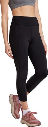 Mountain Warehouse Blackout High Waist Womens 7/8 Leggings Black Womens Size 8
