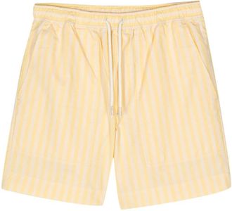 Maison Kitsuné Casual Board shorts - men - Cotton - S - Yellow