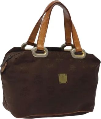 MCM Pre-owned Nylon handbags - - Pre-owned - Donna - Marrone - ONE SIZE