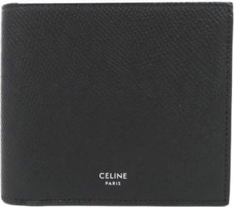 Celine Pre-owned Wallets, male, Black, Size: ONE SIZE Pre-owned Calf Bifold Wallet
