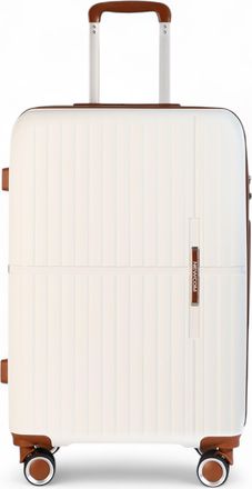 Infinity Leather Harde koffer 37 x 22 x 56 cm PP-bagagekoffer Geschikt voor Easyjet, Ryanair