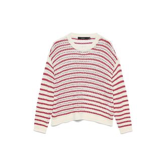 Vero Moda Gestreepte trui, lange mouwen, ronde hals