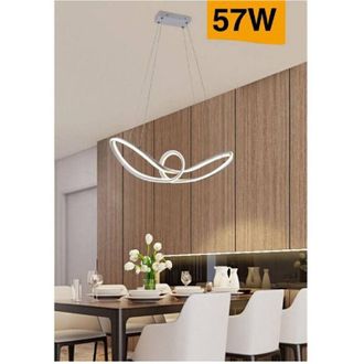 Trade Shop Trade Shop Traesio - Trade Shop - Led Steel Equipo Modern En Fiocco 57w Luce 4000k 6500k 3000k A59b