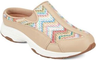 Easy Spirit Traveltime Slip-On Sneaker in Light Natural Chevron at Nordstrom, Size 9.5
