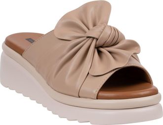 Good Choice Shoes Harlow Platform Wedge Slide Sandal in Beige at Nordstrom Rack, Size 7.5