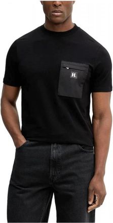 Karl Lagerfeld T-shirt met ronde hals - Heren - T-shirts - Zwart - XL - Katoen - Tops