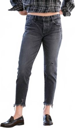 Moussy Kearny Tapered Jean In Black