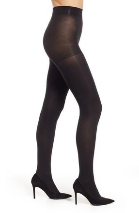 Hue Super Opaque Tights in Black at Nordstrom, Size 3