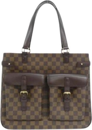 Louis Vuitton Pre-owned Tote Bags, female, Brown, Size: ONE SIZE Pre-owned Canvas Tote Bag
