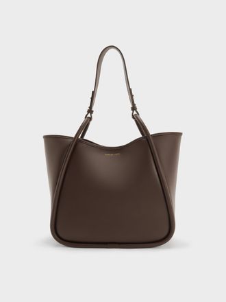 Charles & Keith Lyla Tubular Slouchy Tote Bag