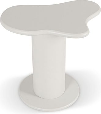 OEM Mesa De Centro Pascal De 60 Cm, Color Blanco, Estilo Moderno