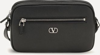 Valentino Garavani Grained leather Crossbody Bag with zip Male UNI