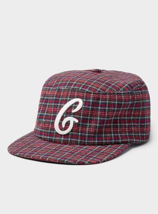 Djab Mens Embroidered letter check cap