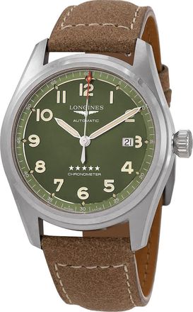 Longines Spirit Automatic Green Dial Mens Watch L3.811.4.03.2