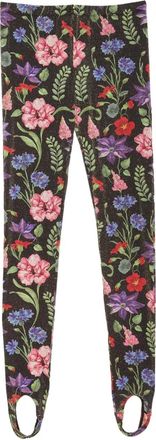 Fleur du Mal Wildflower legging met stirrup detail - Zwart