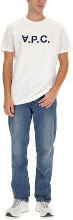 A.P.C. Cotton Straight Leg Jeans - Blue