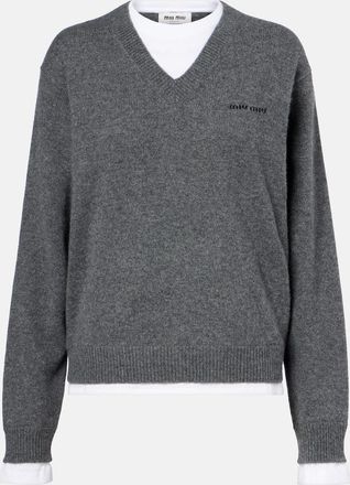 Miu Miu Pullover in cashmere a strati