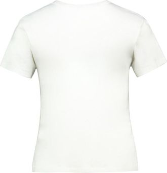 Kenzo Womens Gots Wildflower T-Shirt - Kenzo Cotton White Ready-To-Wear T-Shirts