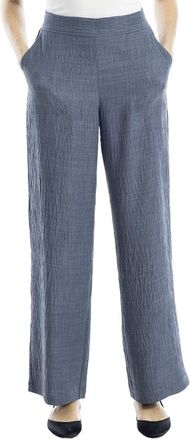 Max Studio Textured Woven Wide Leg Pant