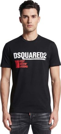 Dsquared2 Black Regular Logo T-Shirt