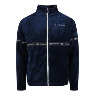 Sergio Tacchini Sergio Tachini Marineblauwe Fluwelen Trainingsjas