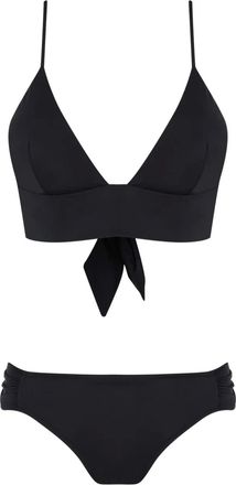 Osklen triangle-cup bikini - women - Spandex/Elastane/Polyamide - P - Black