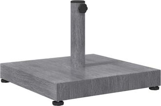 vidaXL Bases Para Paraguas Exteriores Madera Oscura 45 X 45 X 31.5 Cm Vidaxl
