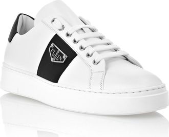 Philipp Plein Lo-Top Sneakers Triangle Plein Unisex in White/black at Nordstrom, Size 35