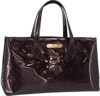 Louis Vuitton Pre-owned Handbags, female, Purple, Size: ONE SIZE Pre-owned Leather Handbag