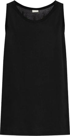 Dries Van Noten Tops, Heren, Zwart, S, Sleeveless Tops
