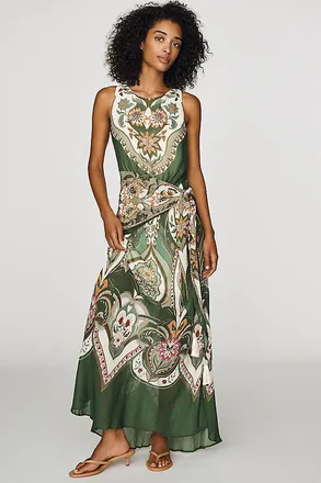 Farm Rio x Anthropologie Fit-and-Flare Maxi Dress