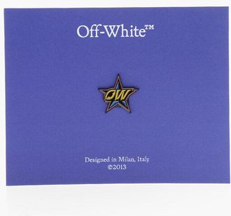 Off-white Metal Lace Charm STAR size One Size